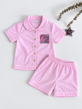 Six Seven Pink Stripe Pajama Set