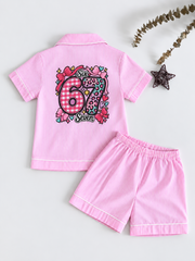 Six Seven Pink Stripe Pajama Set