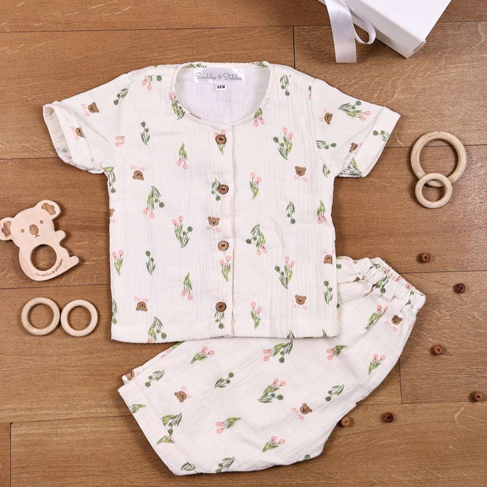 Tulips & Bears Lounger Set