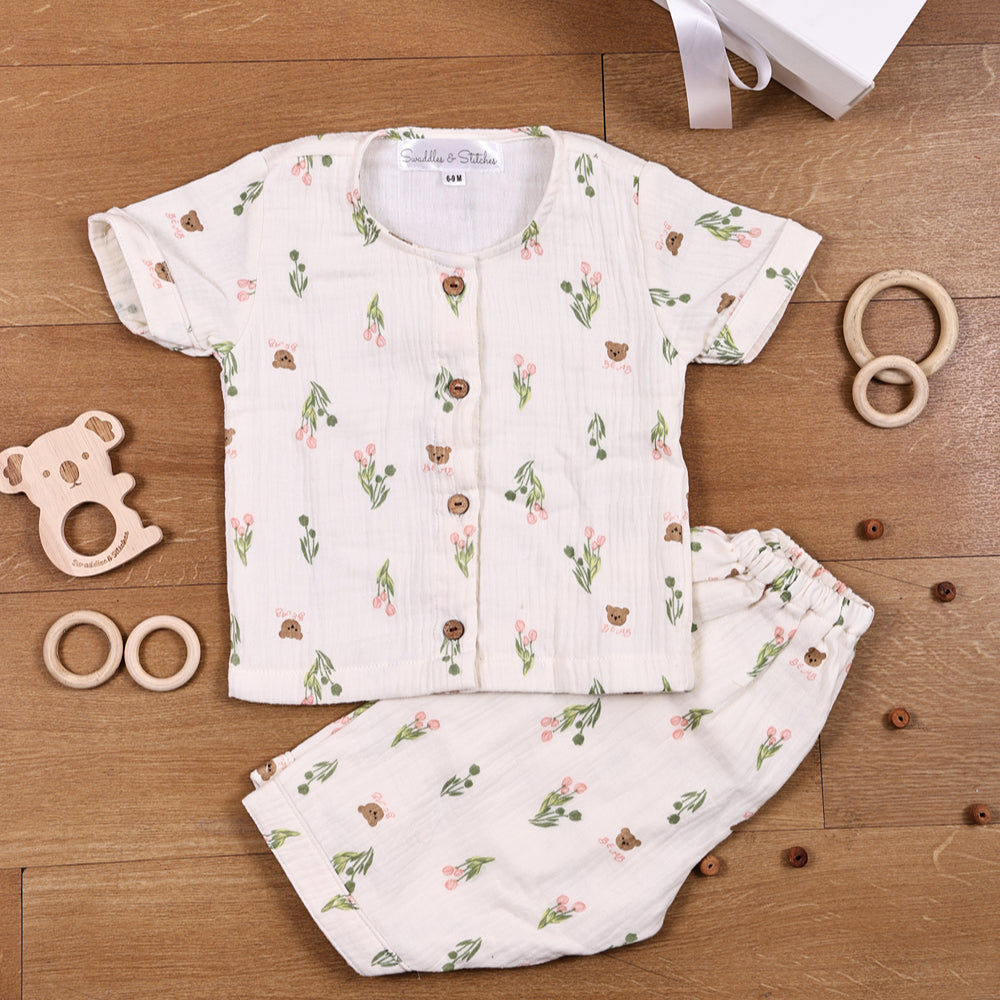 Tulips & Bears Lounger Set