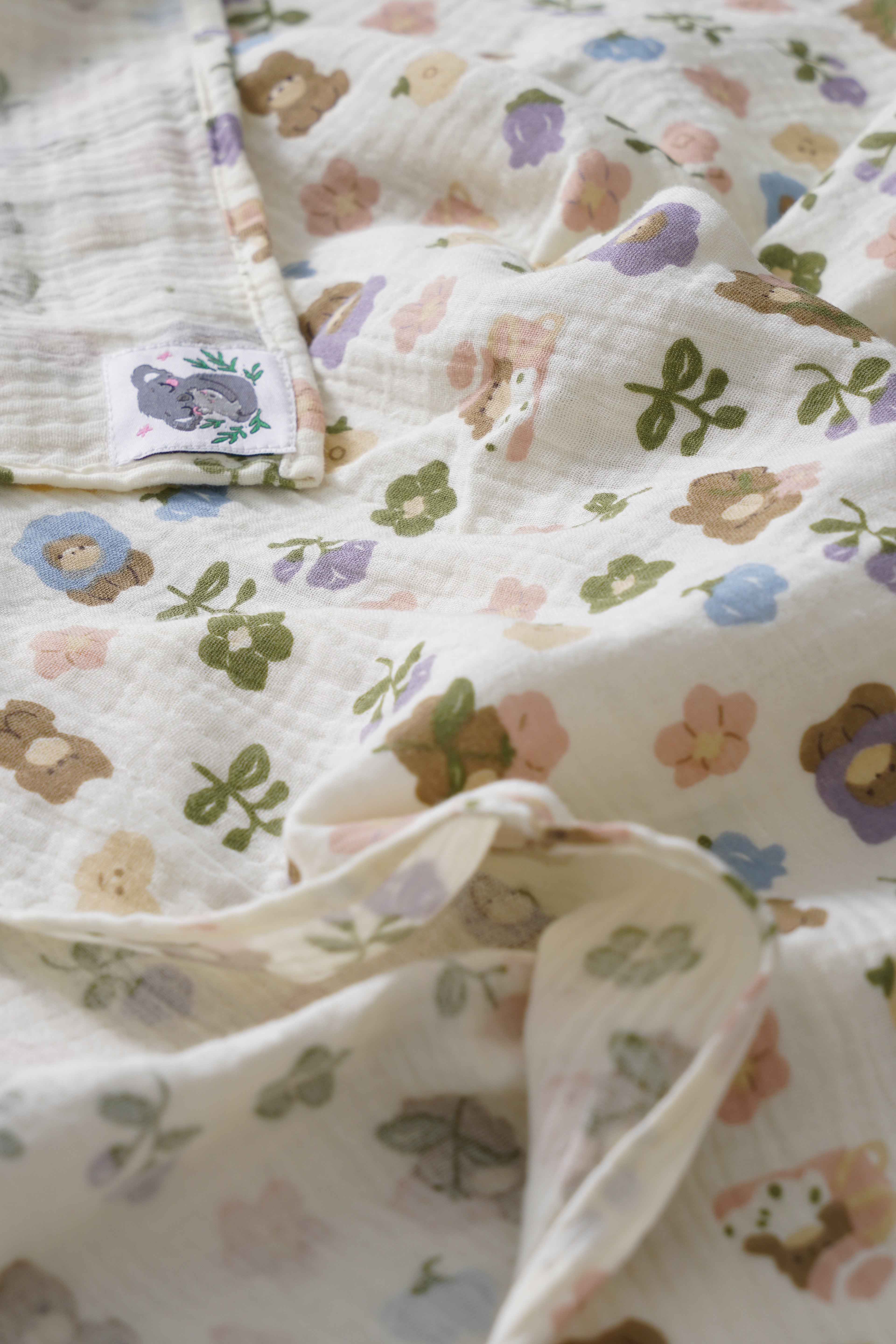 Floral Blossoms Muslin Swaddles