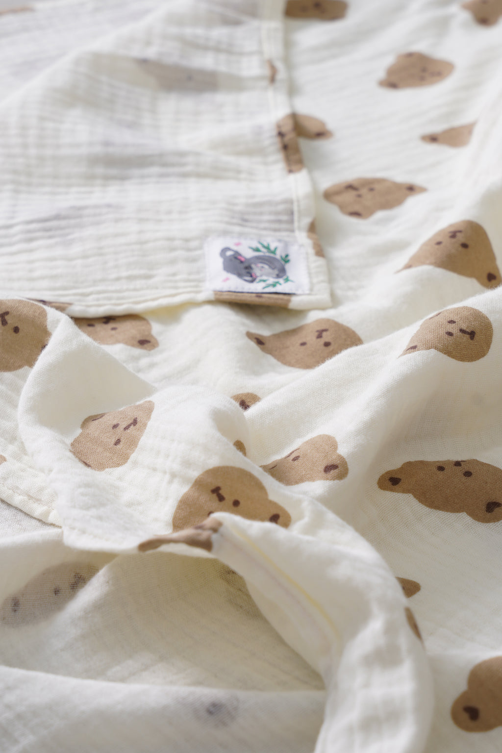 Little Teddy Muslin Swaddles