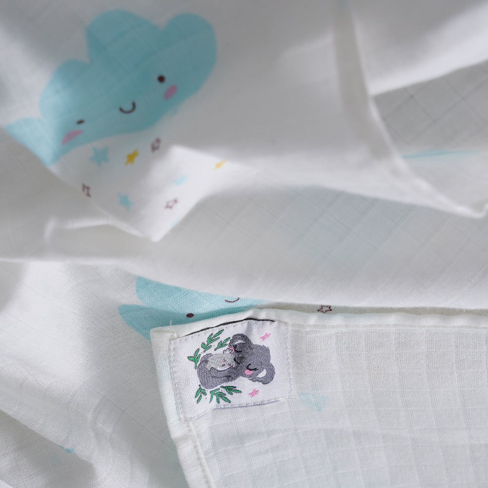 Blue Cloud Magic Swaddle
