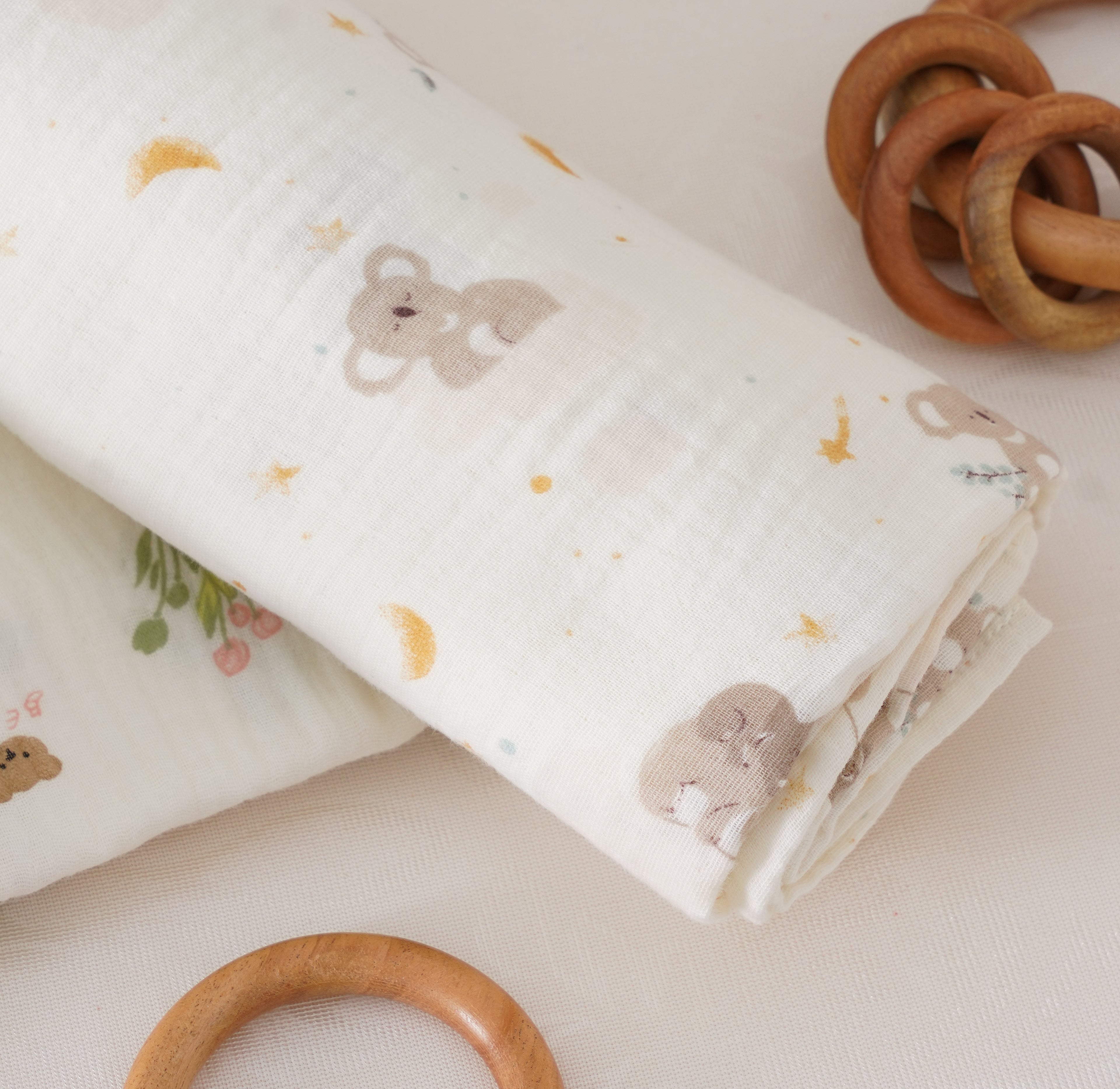 Kaola Fun Muslin Swaddles