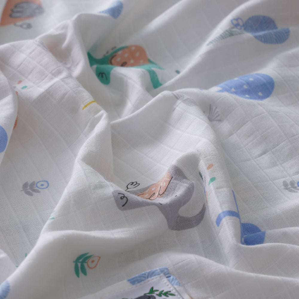 Elephant Tales Swaddle