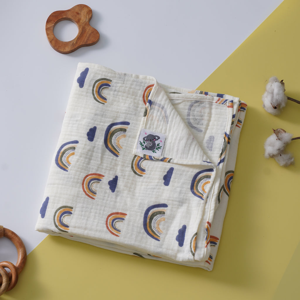 Rainbow Magic Muslin Swaddle