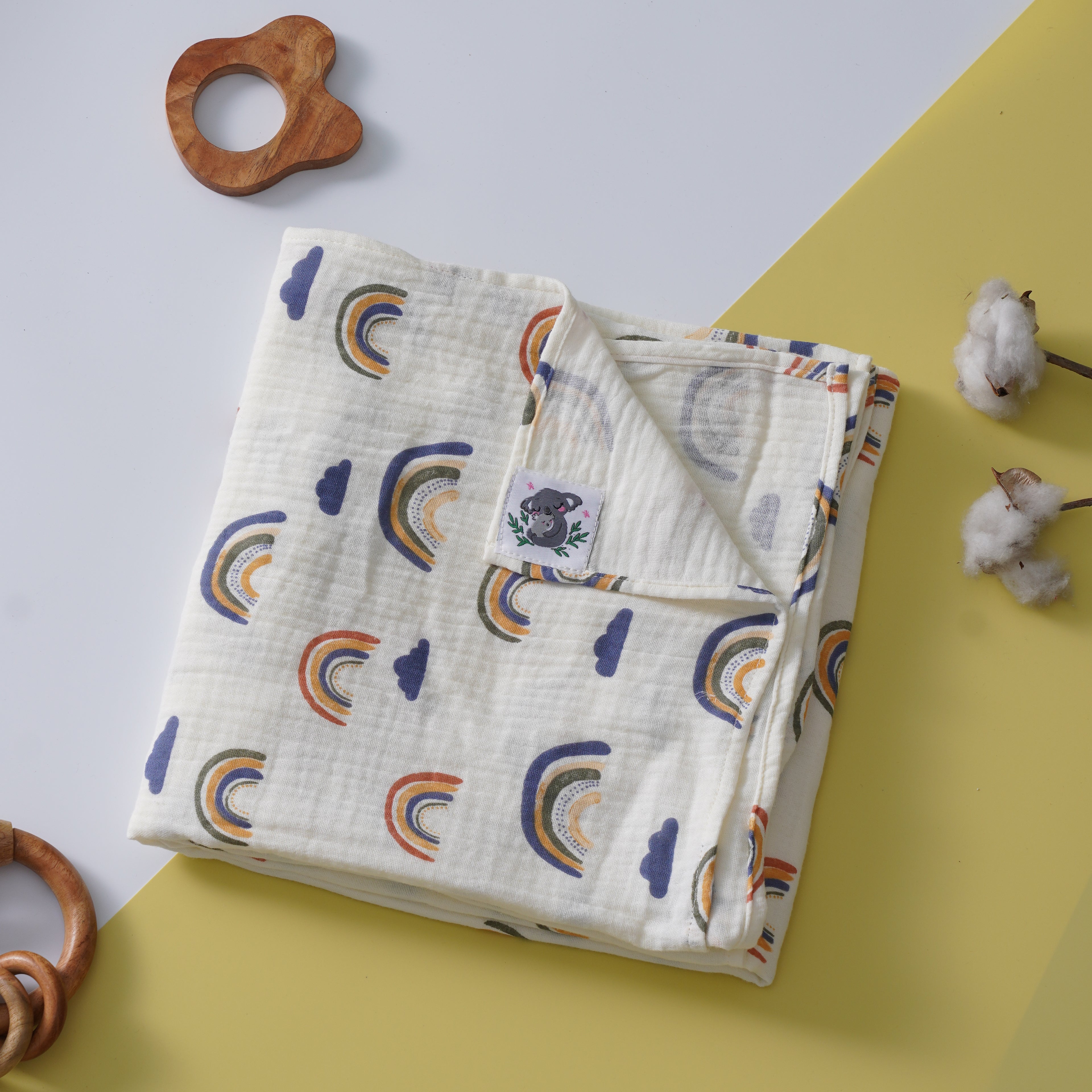 Rainbow Magic Muslin Swaddle
