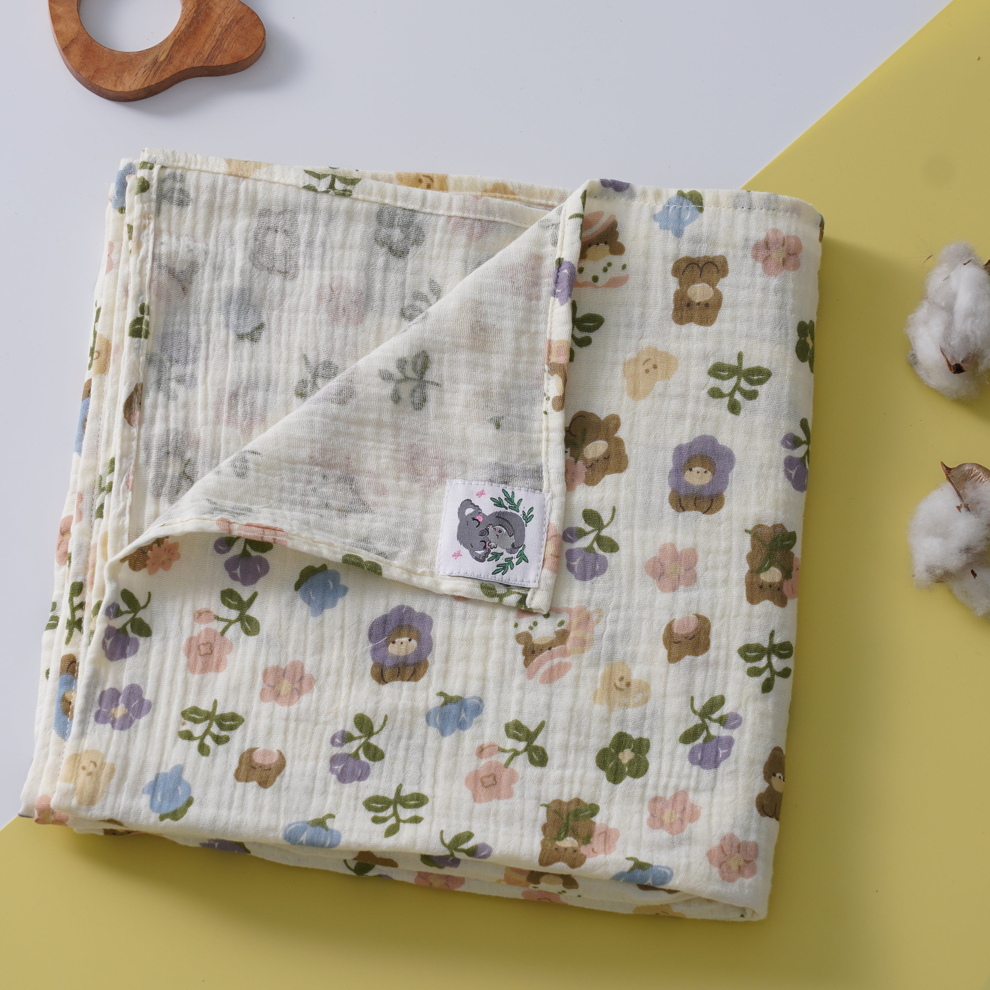 Floral Blossoms Muslin Swaddles
