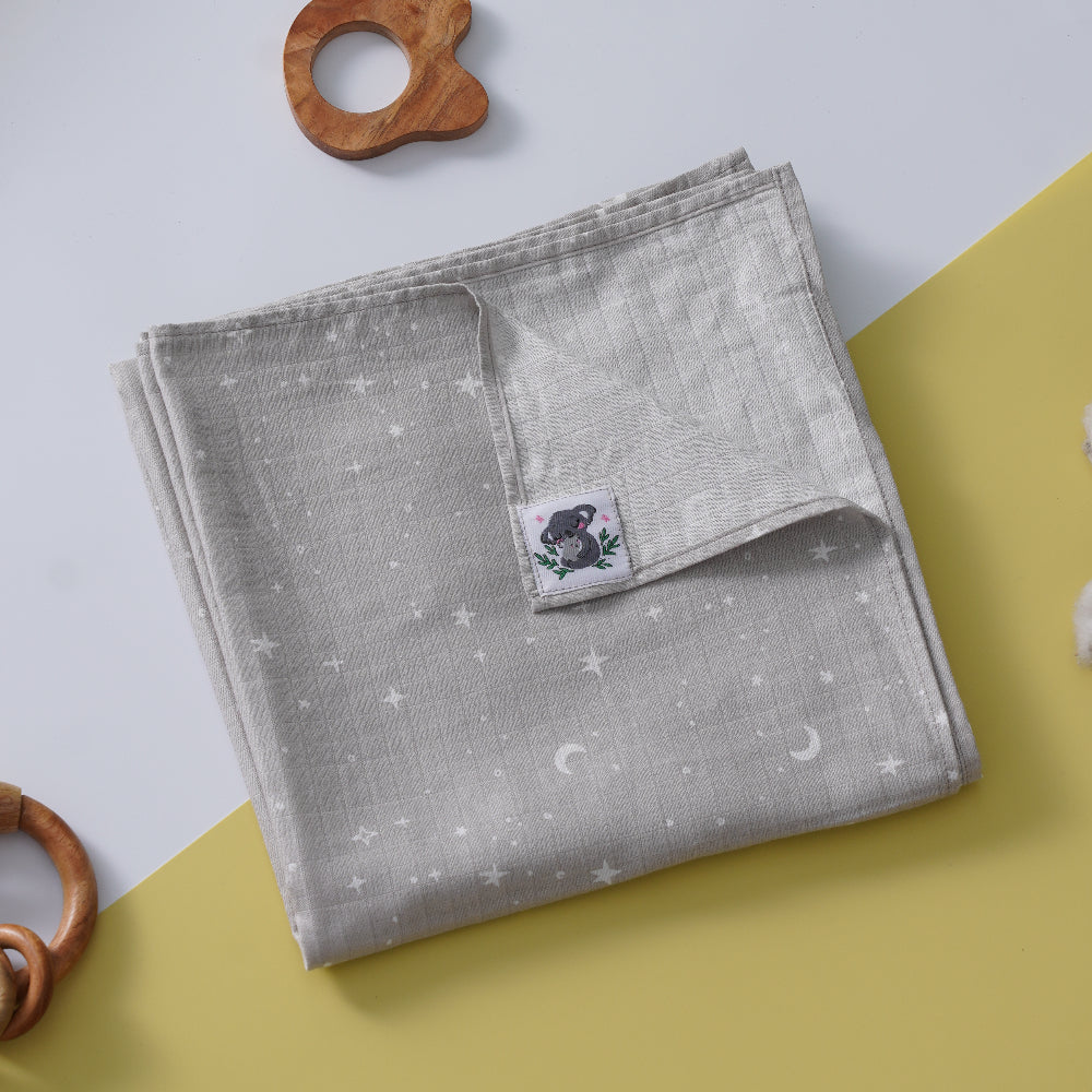 Grey Starry Sky Swaddle