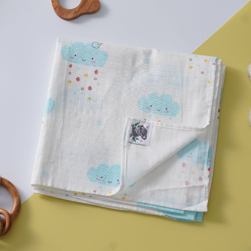 Blue Cloud Magic Swaddle