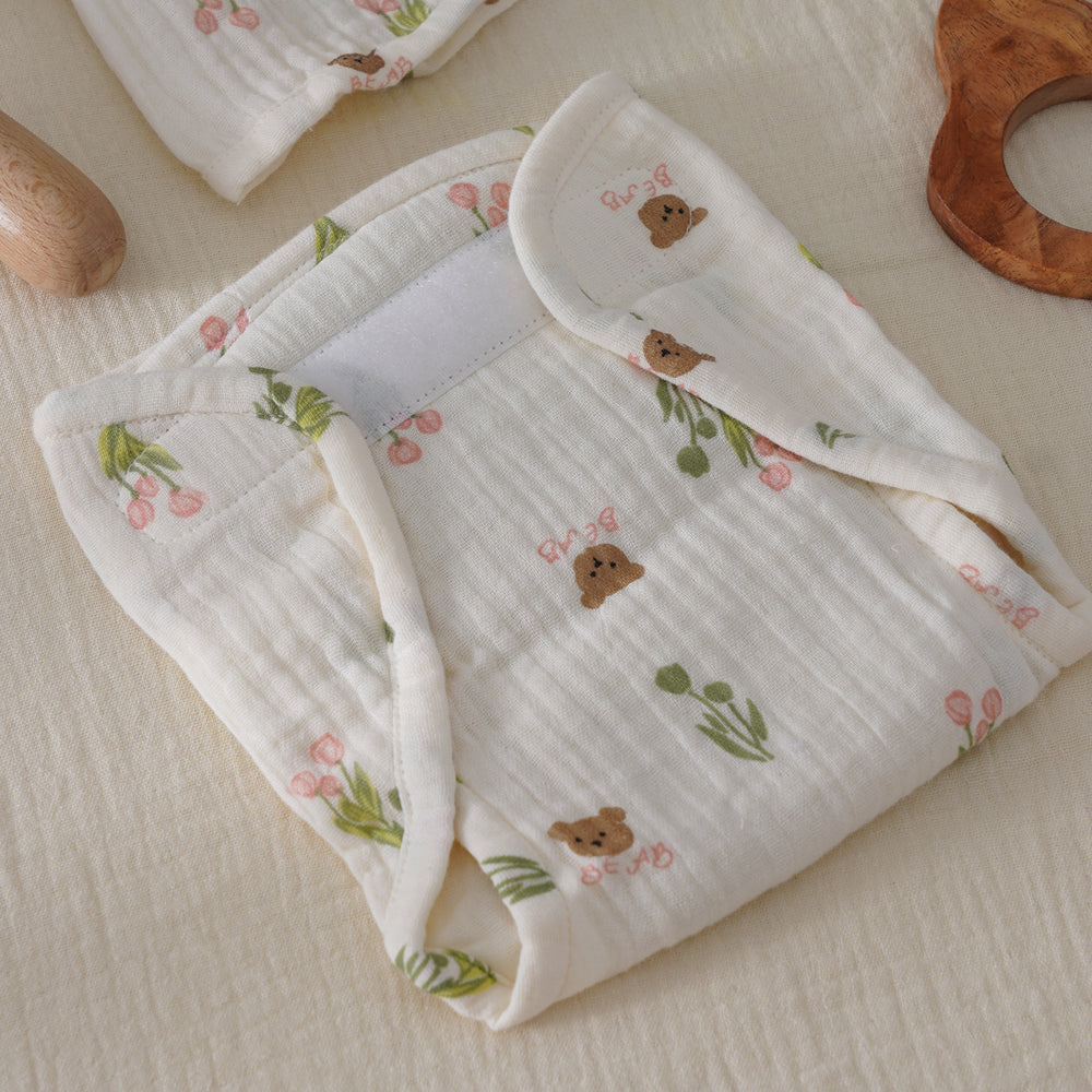 Tulips & Bears Cloth Diaper
