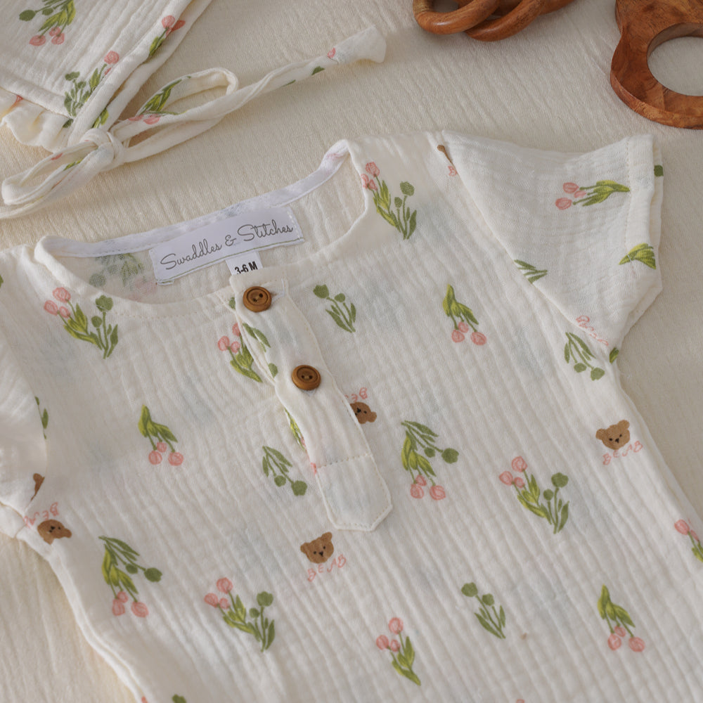 Tulips & Bears Onesies