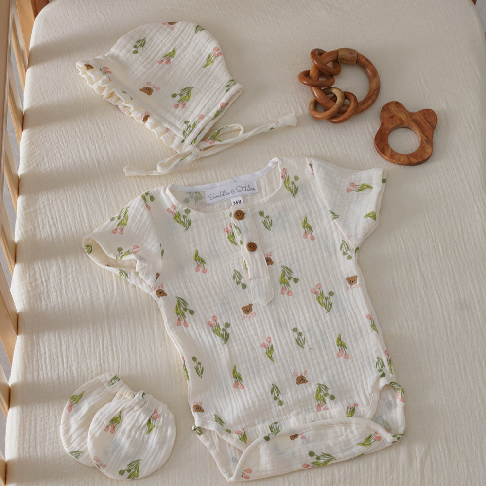 Tulips & Bears Onesies