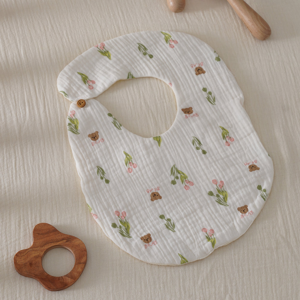 Tulips & Bears Bibs