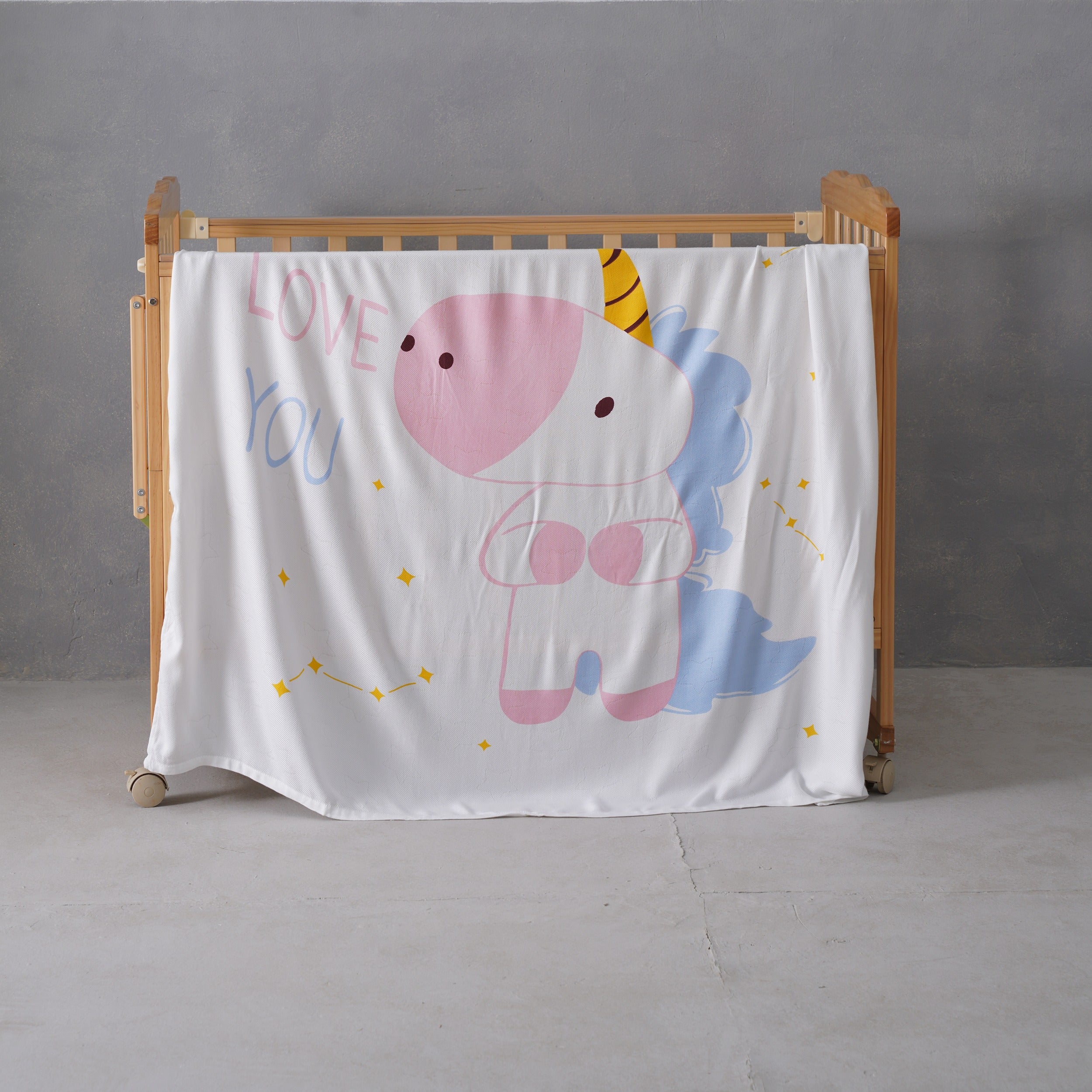 Unicorn Love Muslin Knitted Shawls