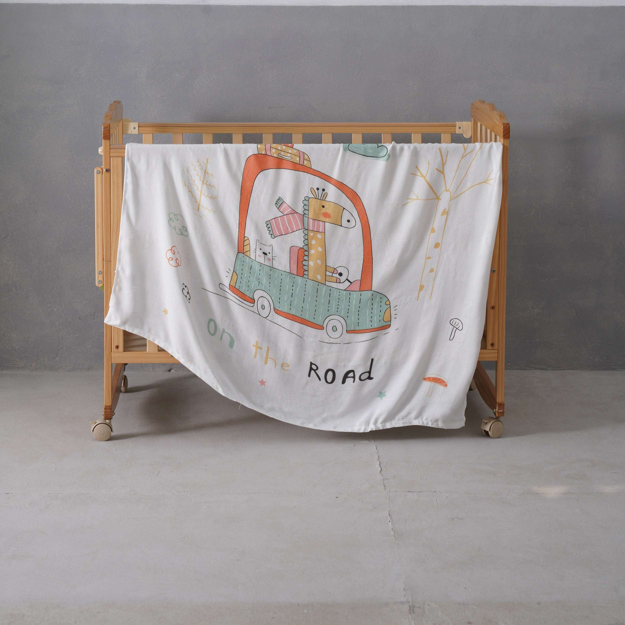 On The Roads Muslin Knitted Shawls