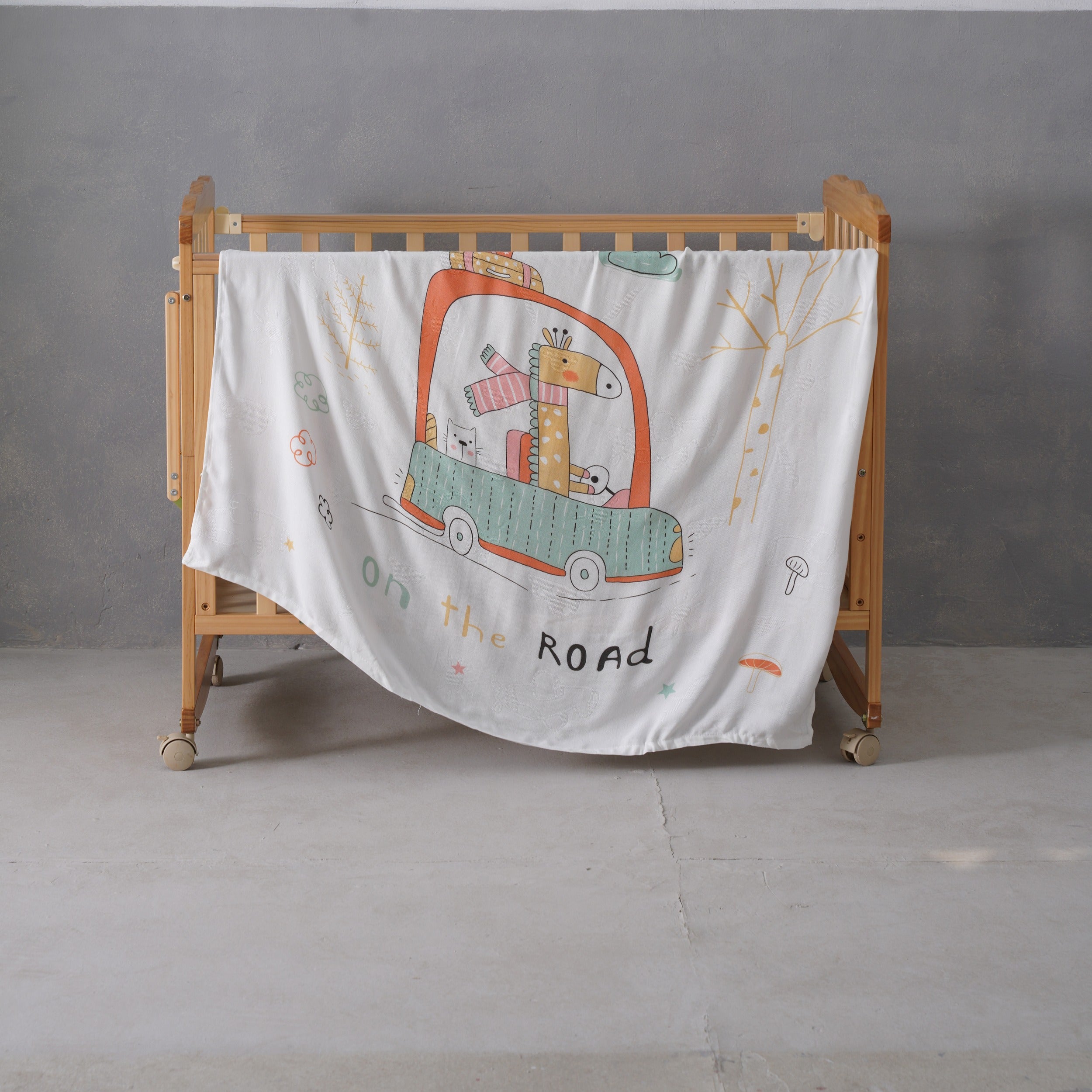 On The Roads Muslin Knitted Shawls