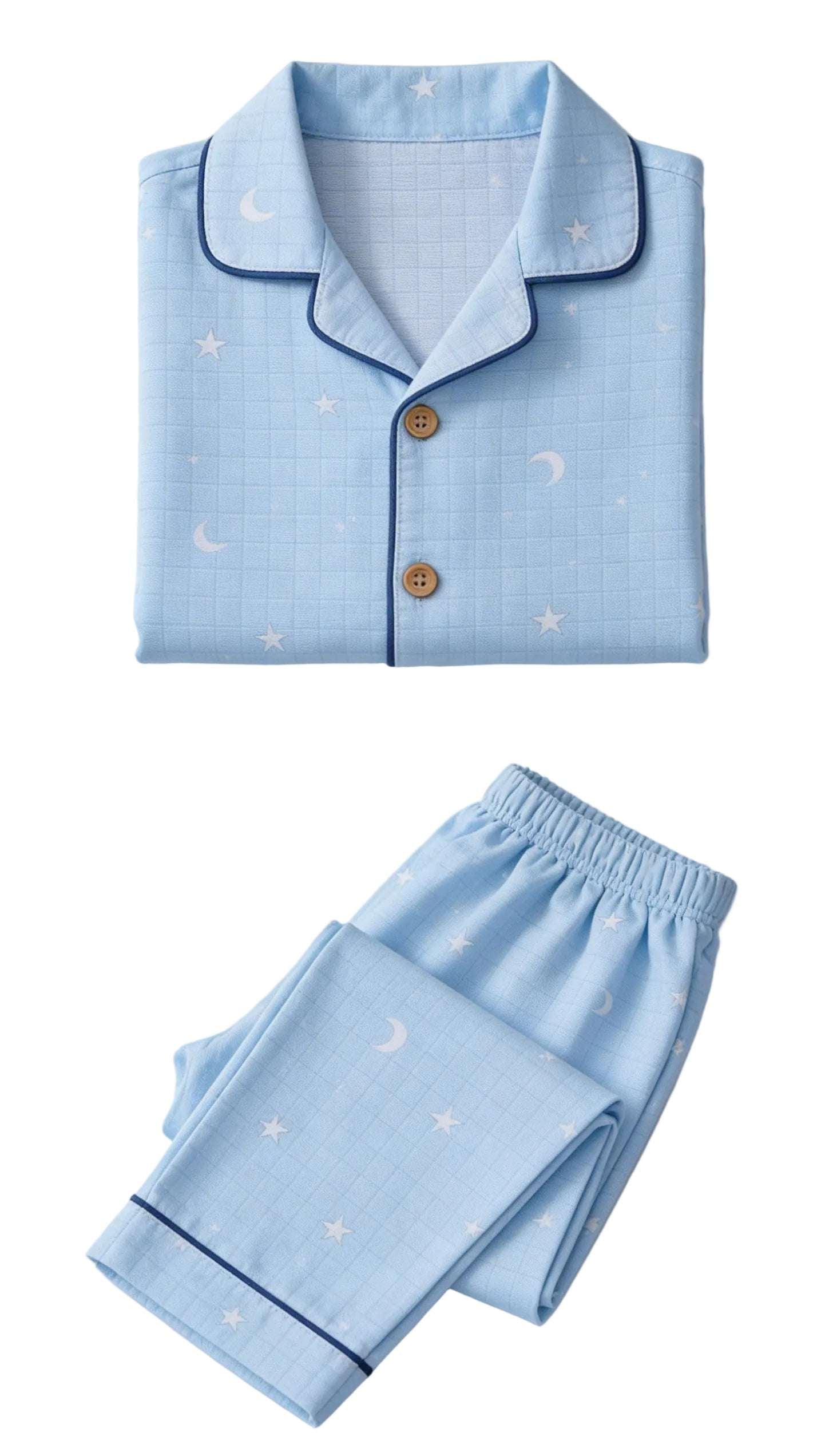 Starry Blue Sky Pajama Set