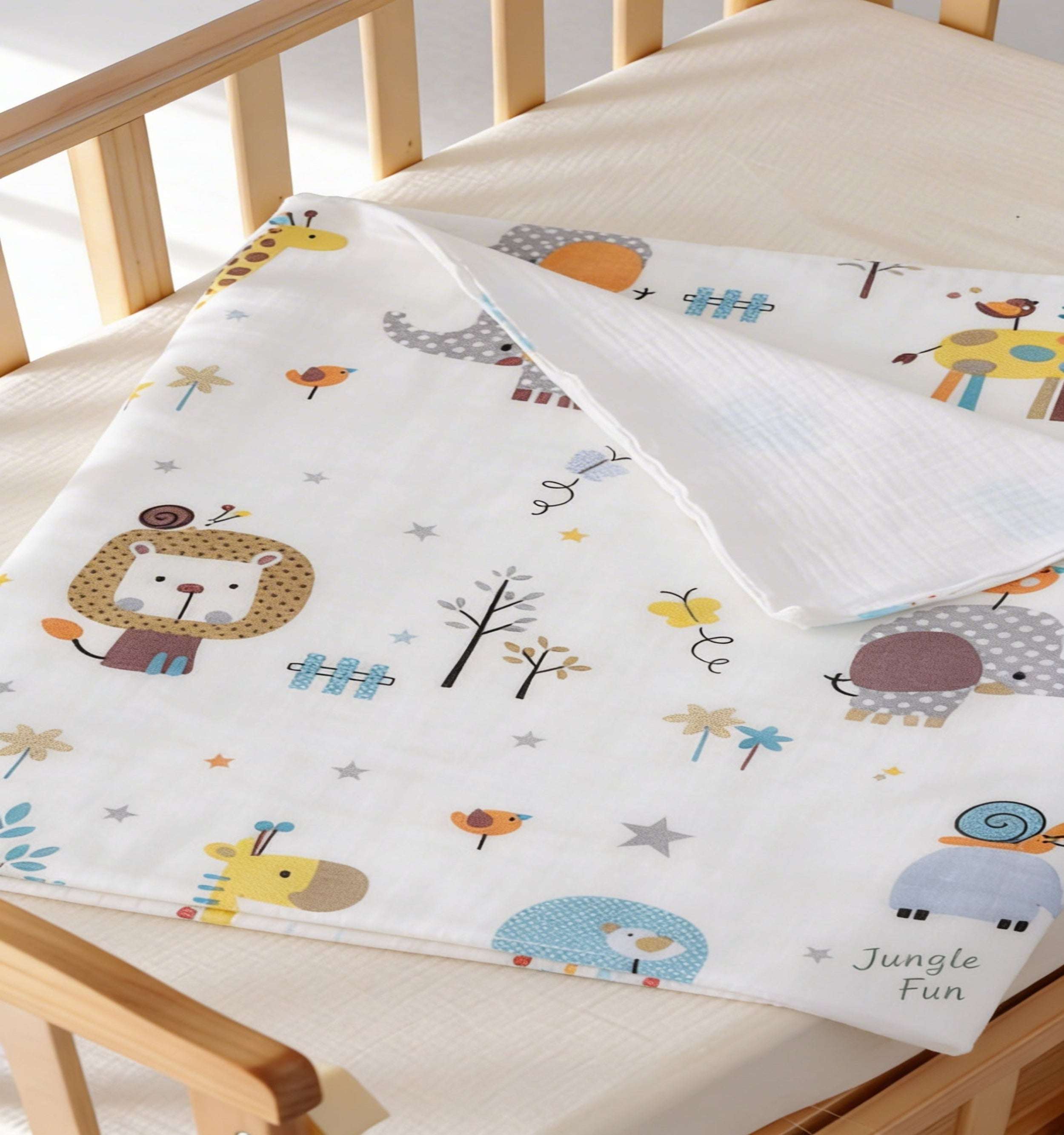 Jungle Fun Muslin Dohar