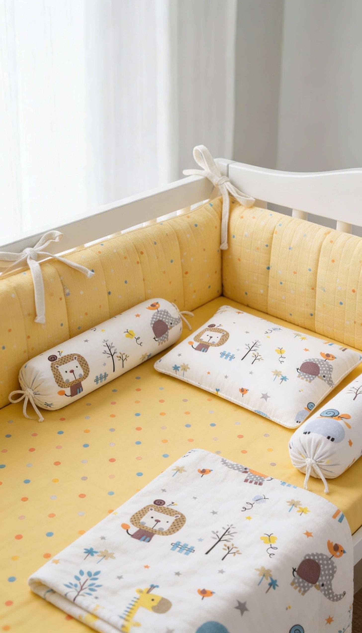 Jungle Fun Mini Cot Set