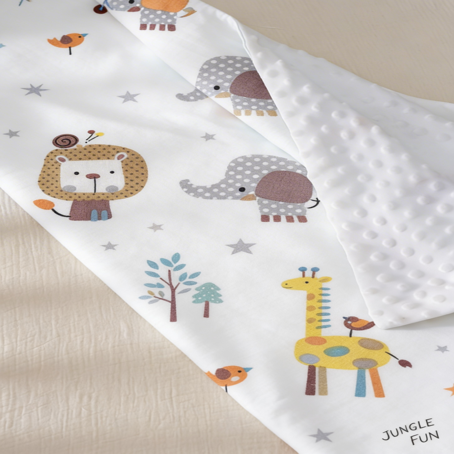 Jungle Fun Fleece Blanket