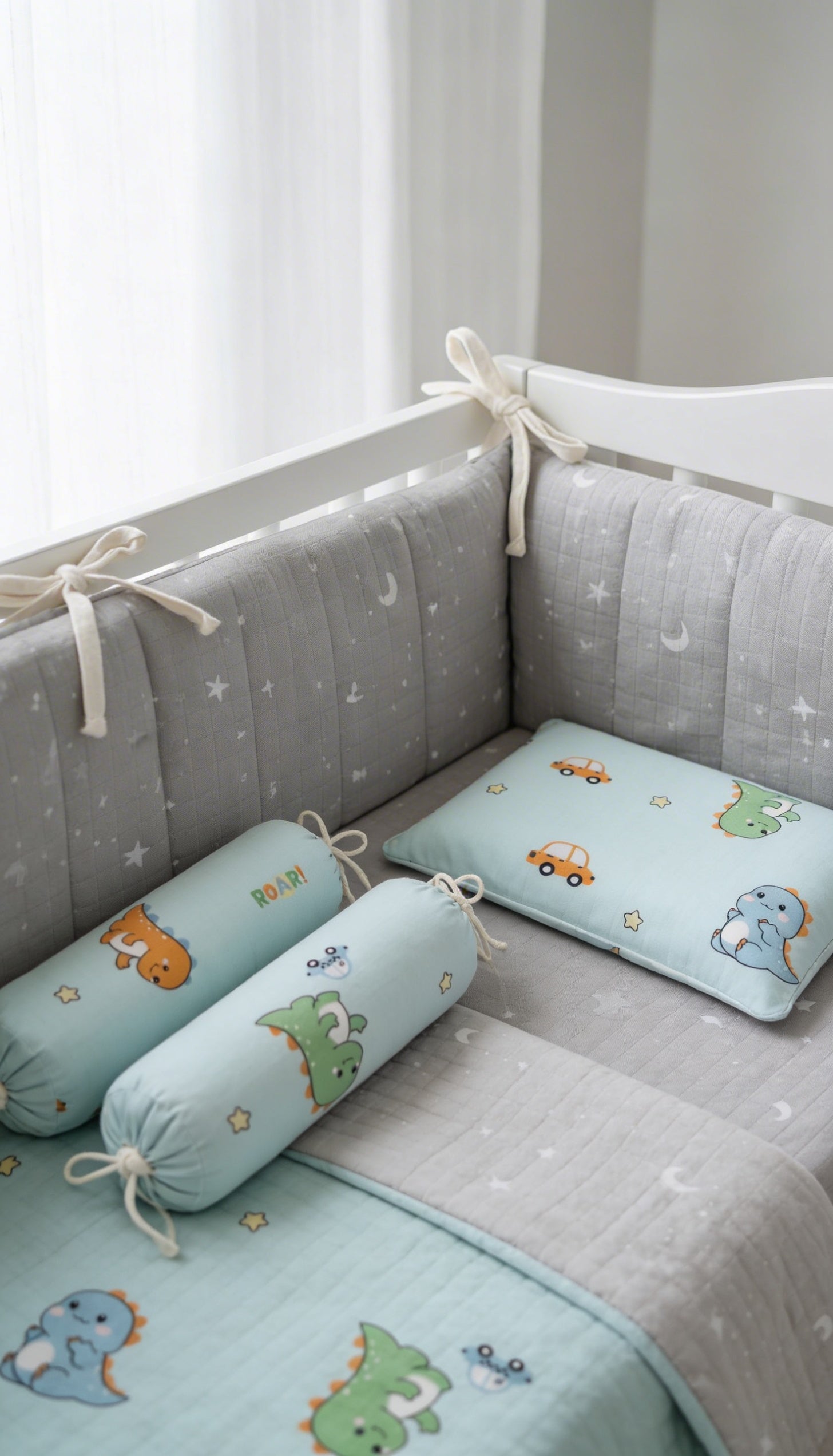 Dreamy Dinos Mini Cot Set