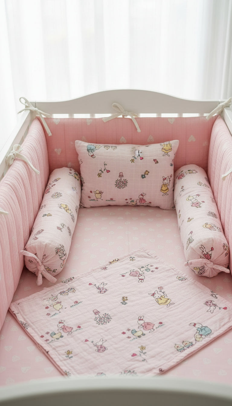 Honey Bunny Mini Cot Set
