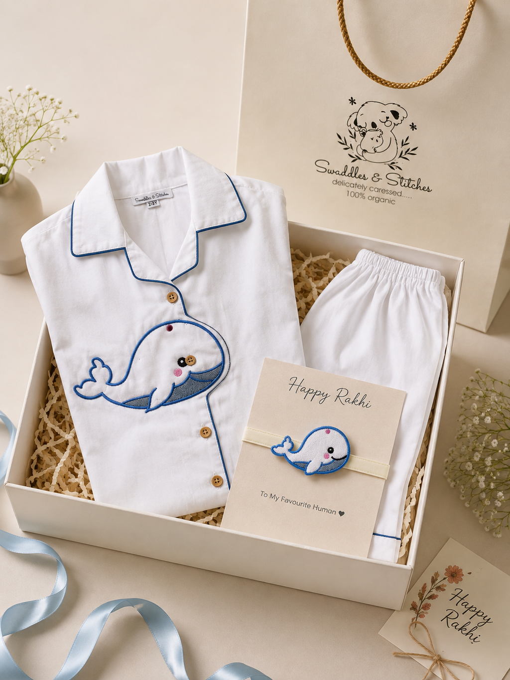 Wally Whale Rakhi Hamper